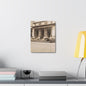 New York Public Library Stretched Canvas 1.5" 11″ x 14″