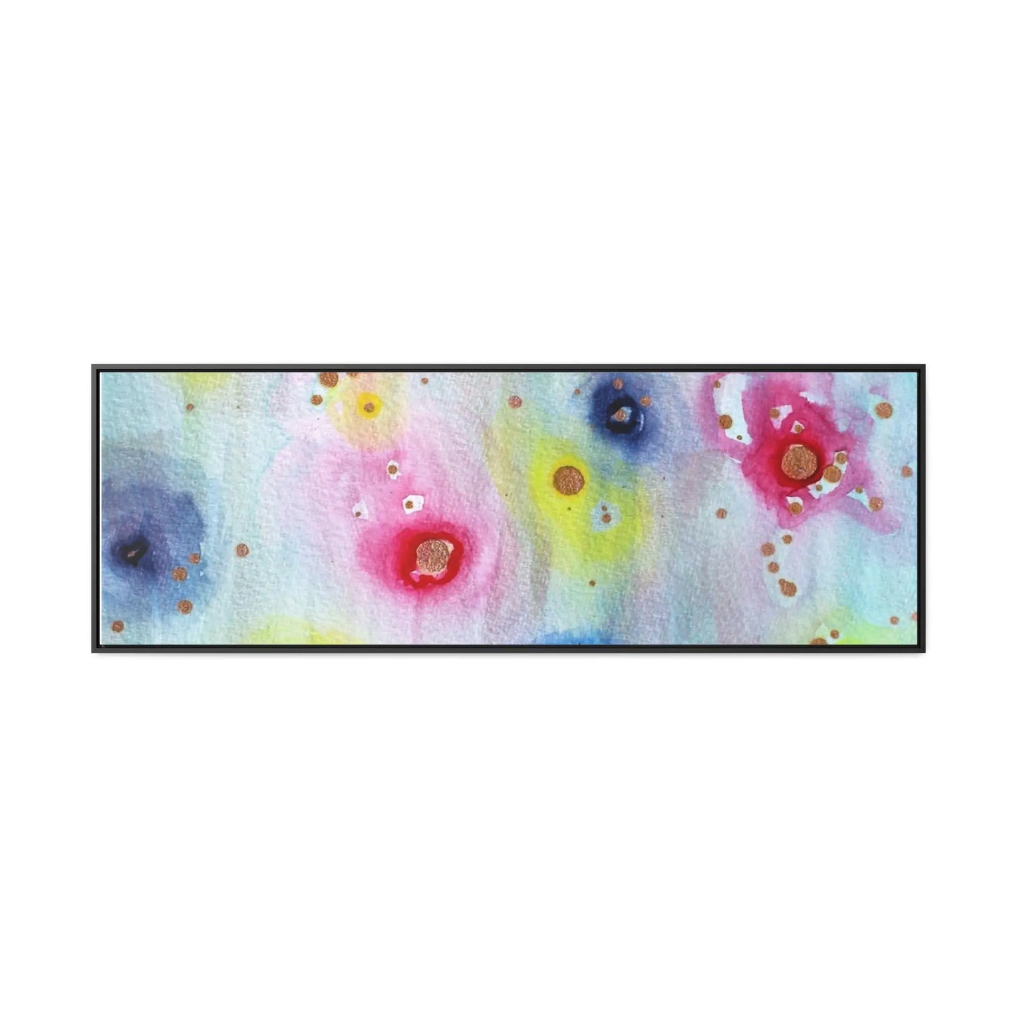 Raining Blooms Gallery Canvas Wraps, Horizontal Frame 60″ x 20″ Premium Gallery Wraps (1.25″)