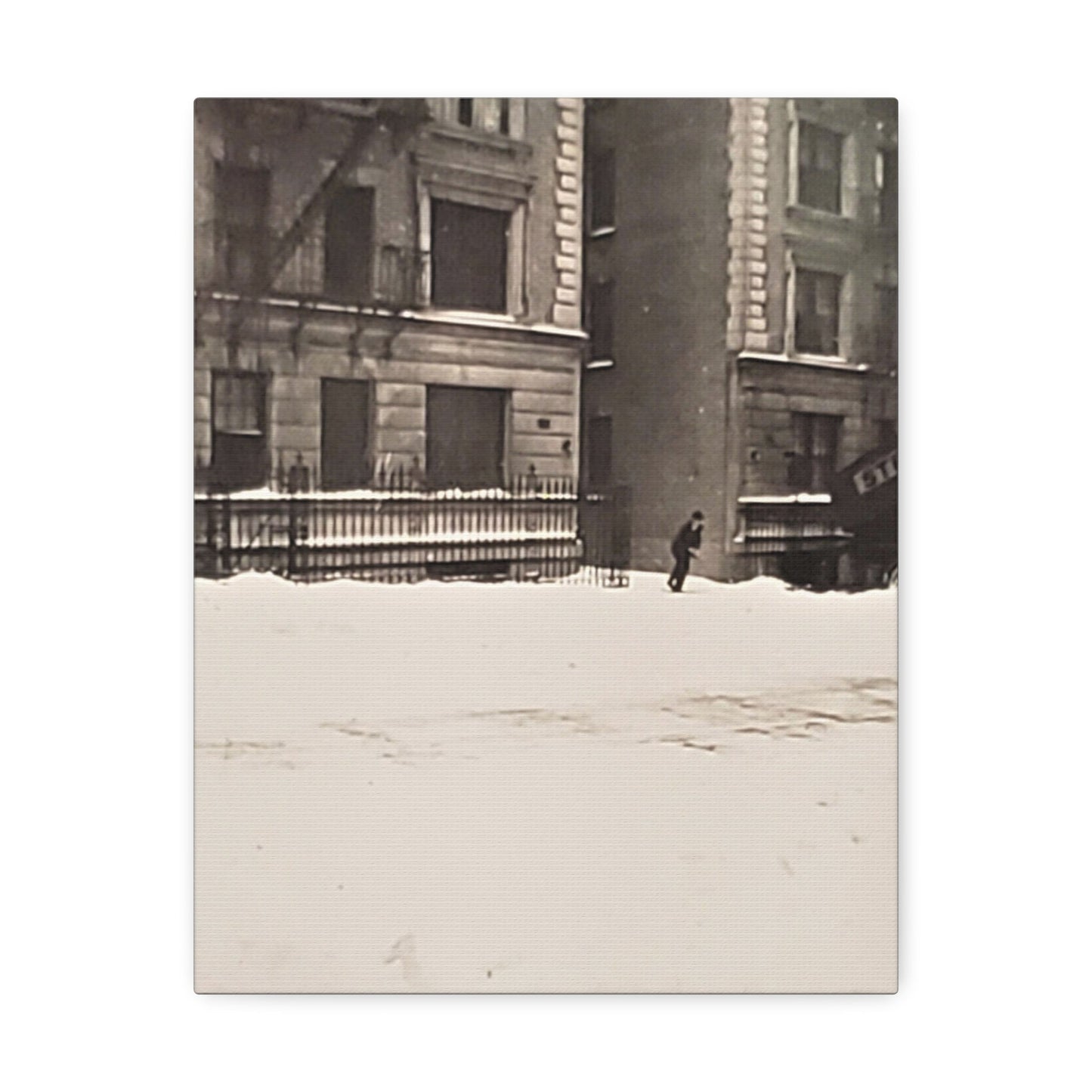 430 W 119th St New York Stretched Canvas