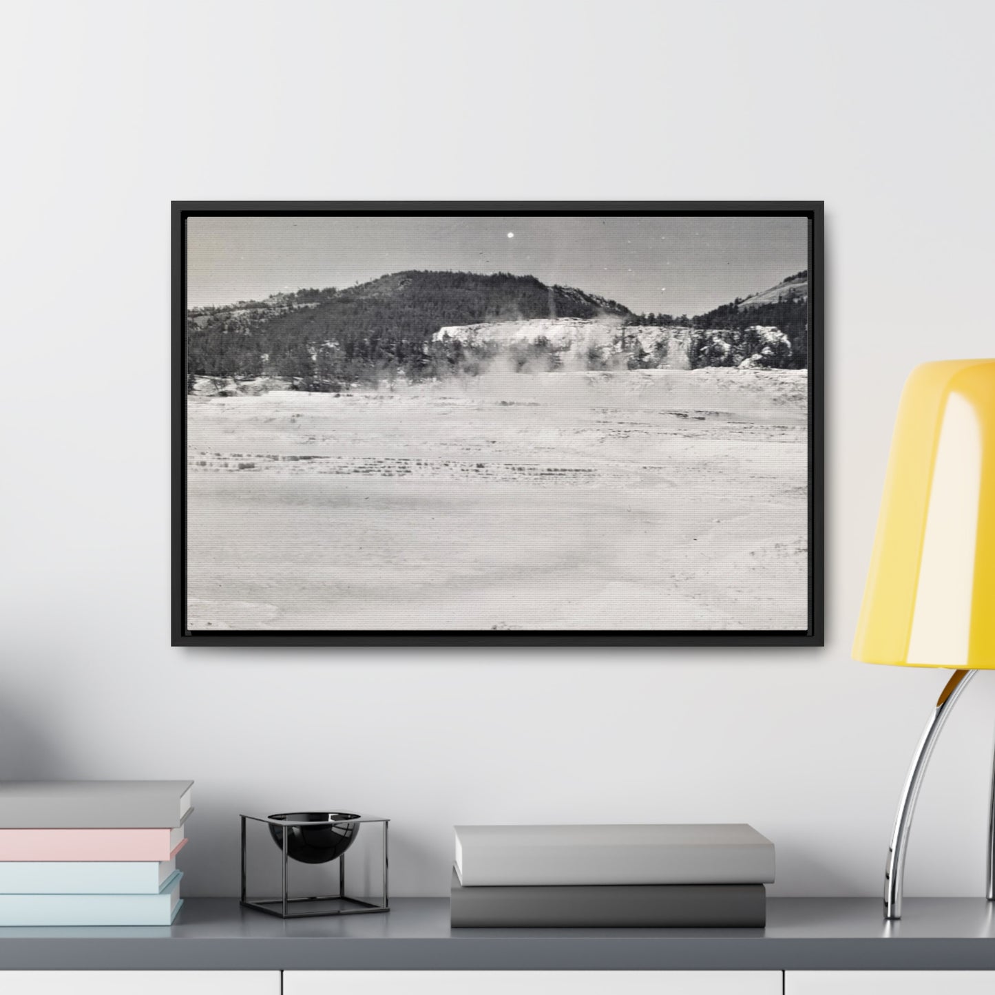 Mammoth Hot Springs Yellowstone Gallery Canvas Wraps, Horizontal Frame