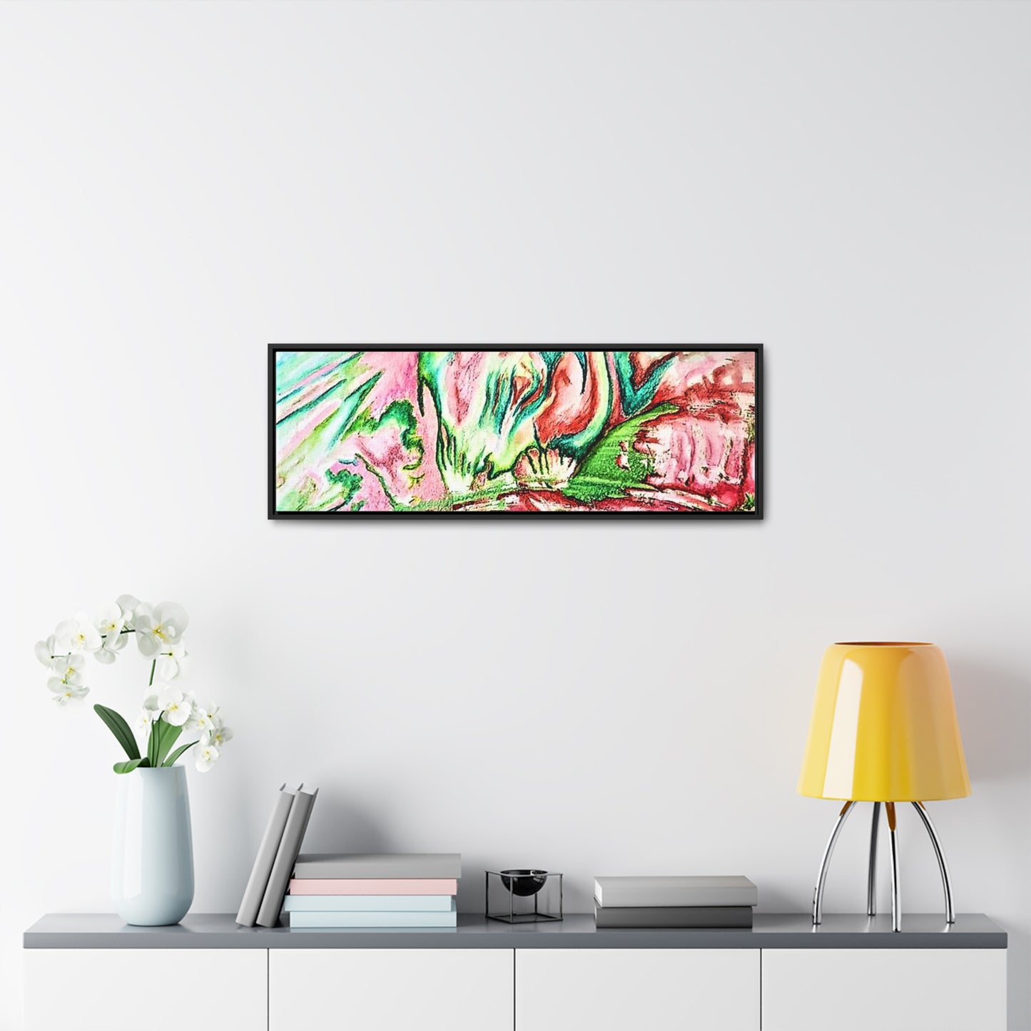 Pink Forest Gallery Canvas Wraps, Horizontal Frame