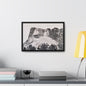 Black Hills Mount Rushmore Gallery Canvas Wraps Horizontal Frame 18″ x 12″ Black 1.25"