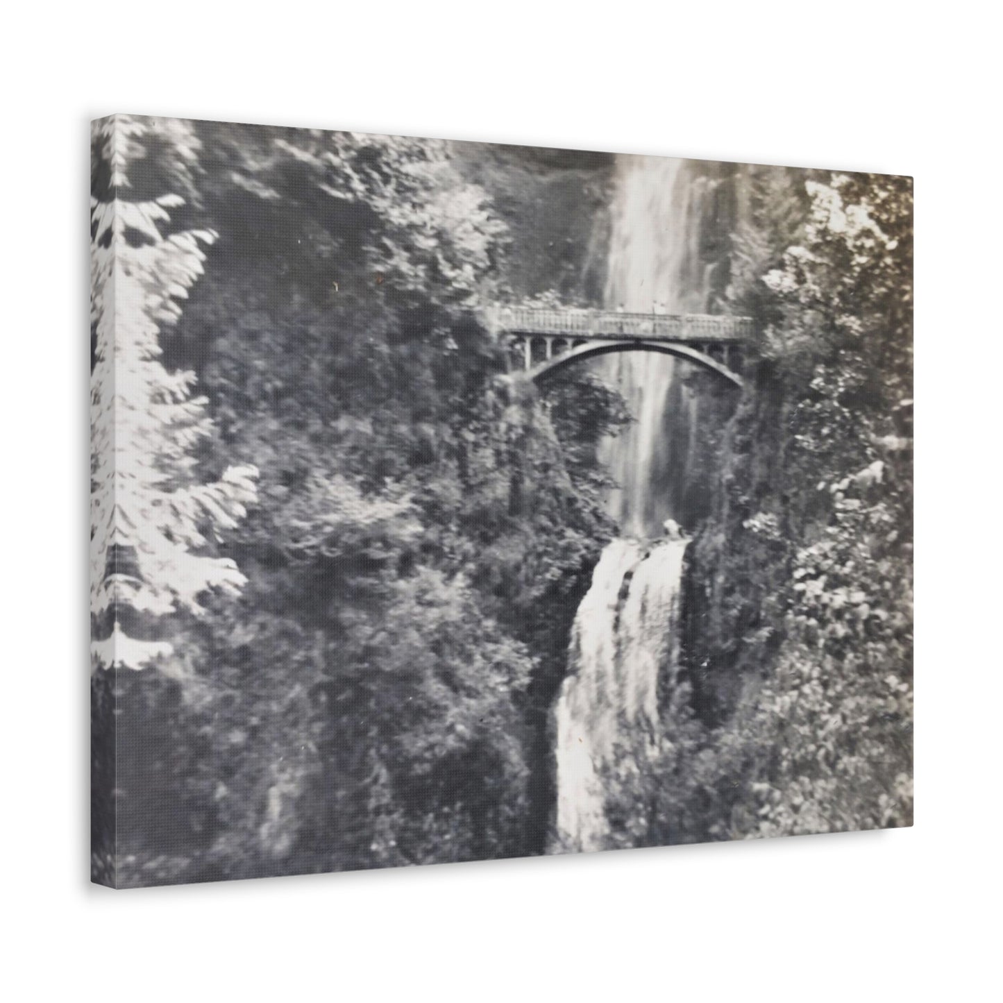 Multnomah Falls Oregon Stretched Canvas