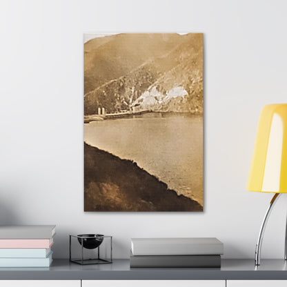 Morris Dam Lake Canvas Gallery Wraps 16″ x 24″ 1.25"