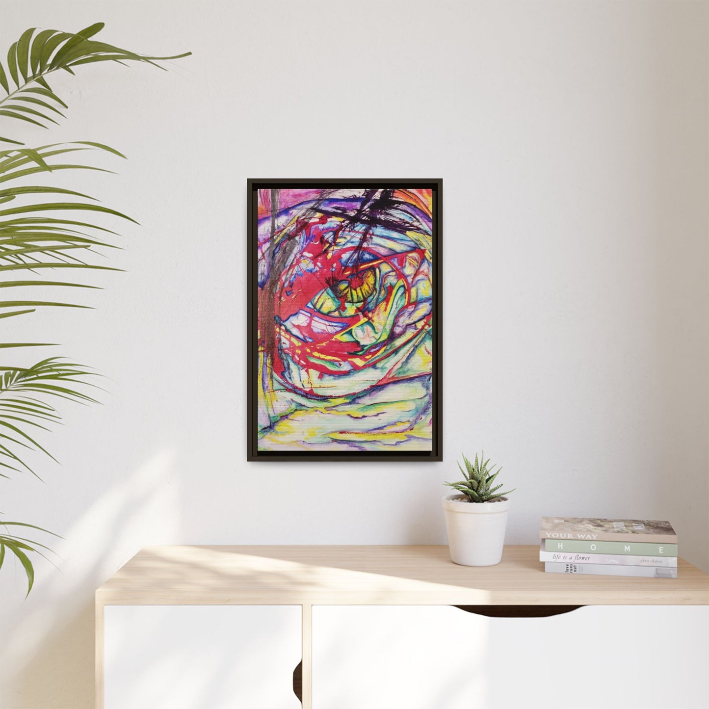 The Eye Framed Art Print - Kia Day Design