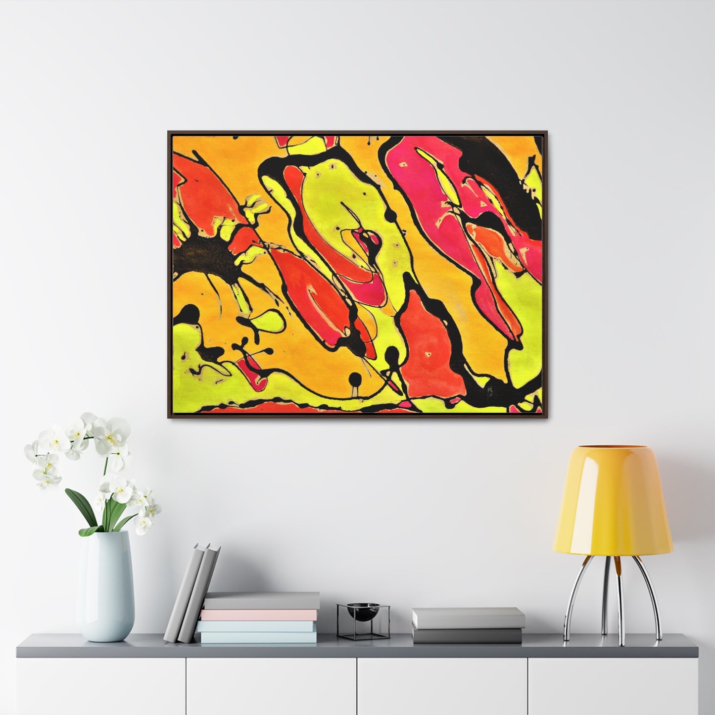 80's Rapture Gallery Canvas Wraps, Horizontal Frame