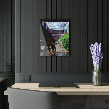 Industrial Bridge Photo Acrylic Print — French Cleat Hanging Wall Art - 16″ x 20″ (Vertical) 0.25'' - Home Decor