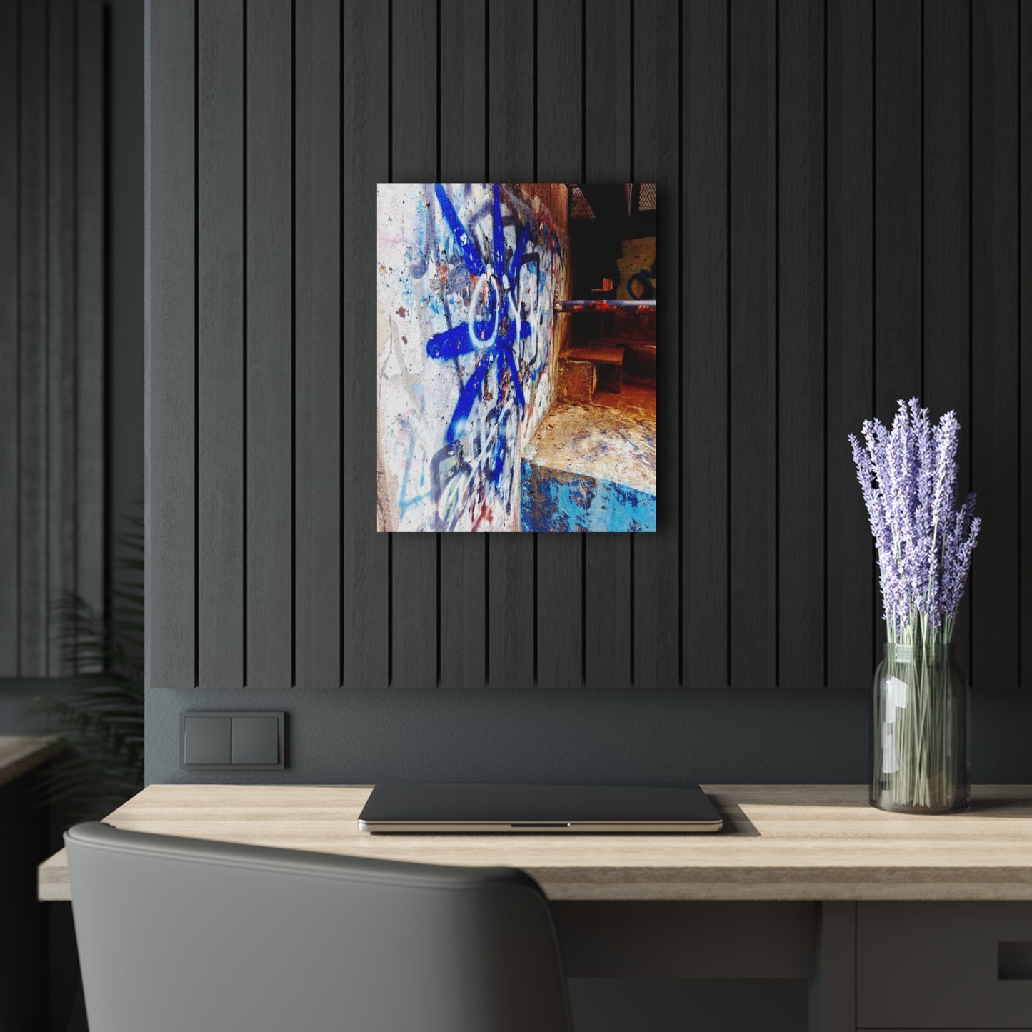 Graffiti Urban Photo Acrylic Print — French Cleat Hanging - 16″ x 20″ (Vertical) 0.25'' - Home Decor