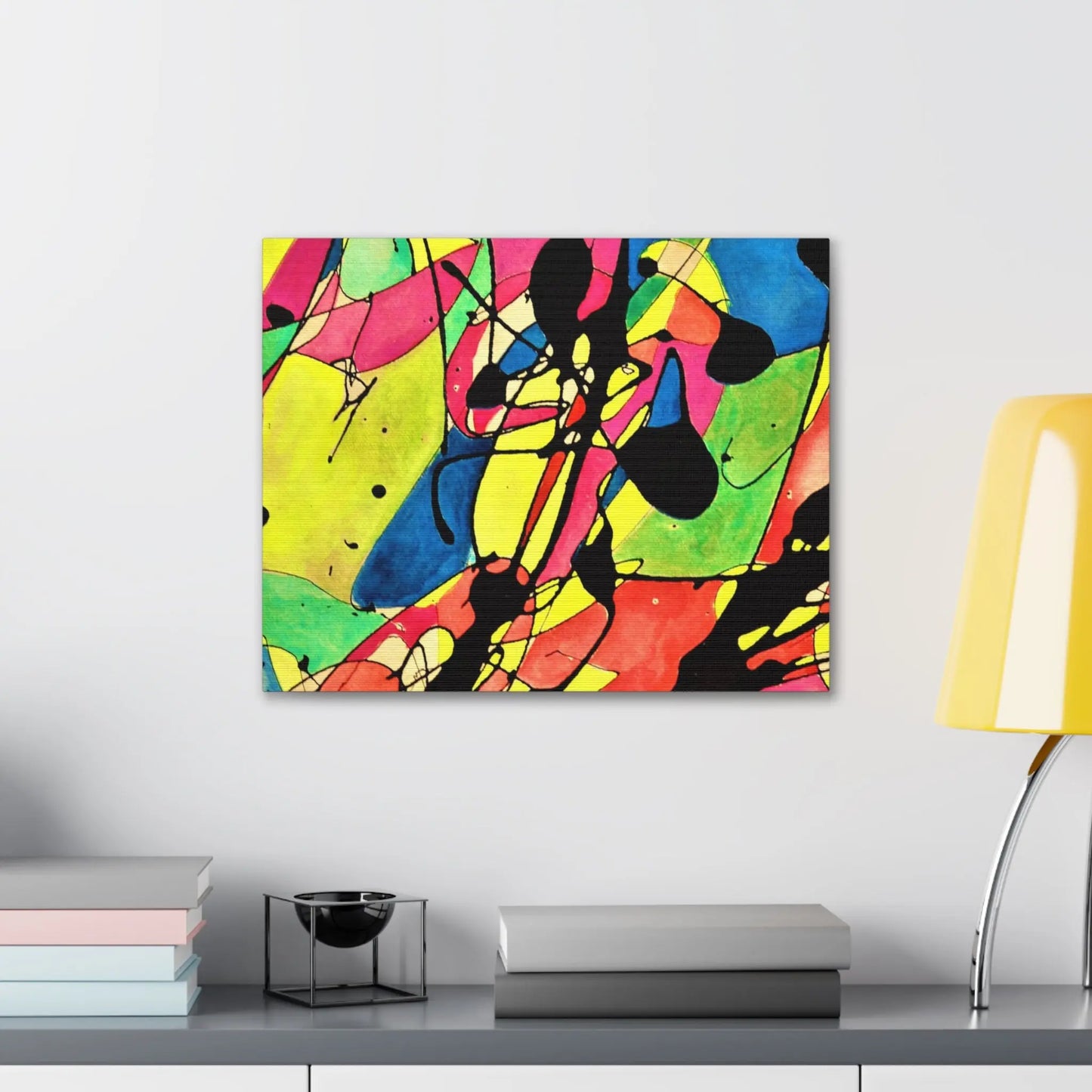 Exploding Earth Canvas Gallery Wraps 20″ x 16″ 1.25"