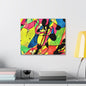 Exploding Earth Canvas Gallery Wraps 20″ x 16″ 1.25"