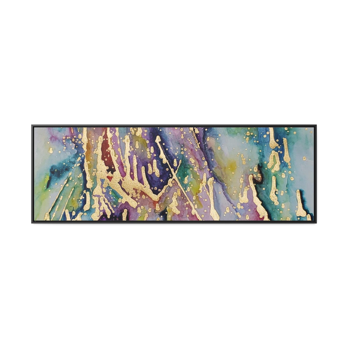 Purple Rain Gallery Canvas Wraps, Horizontal Frame