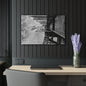 Black & White Train Trestle Acrylic Print — Rustic Industrial Wall Art French Cleat - 30″ x 20″ (Horizontal) 0.25'' - Home Decor