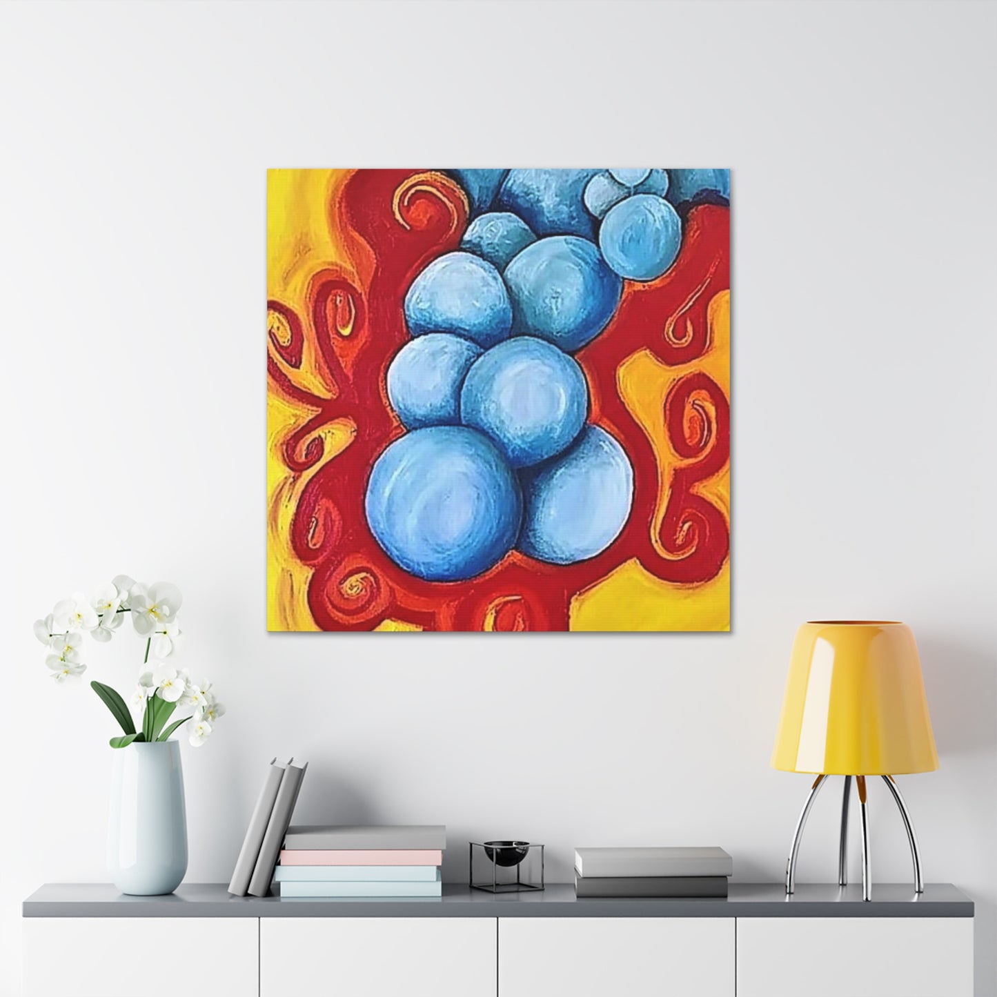 Blue Balls Canvas Gallery Wraps