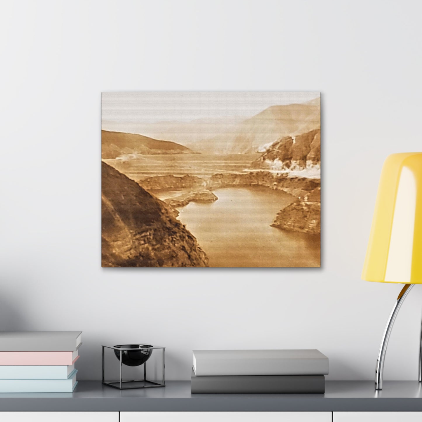 San Gabriel Dirt Fill Dam #1 Canvas Gallery Wraps