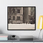 430 W 119th St New York Gallery Canvas Wraps Horizontal Frame 24″ x 20″ Black white Premium Gallery Wraps (1.25″)
