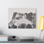 Black Hills Mount Rushmore Satin Canvas Stretched 24″ x 18″ (Horizontal) 1.5"