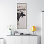 Yellowstone Bull Moose Gallery Canvas Wraps Vertical Frame 20″ x 60″ Premium Gallery Wraps (1.25″) Walnut