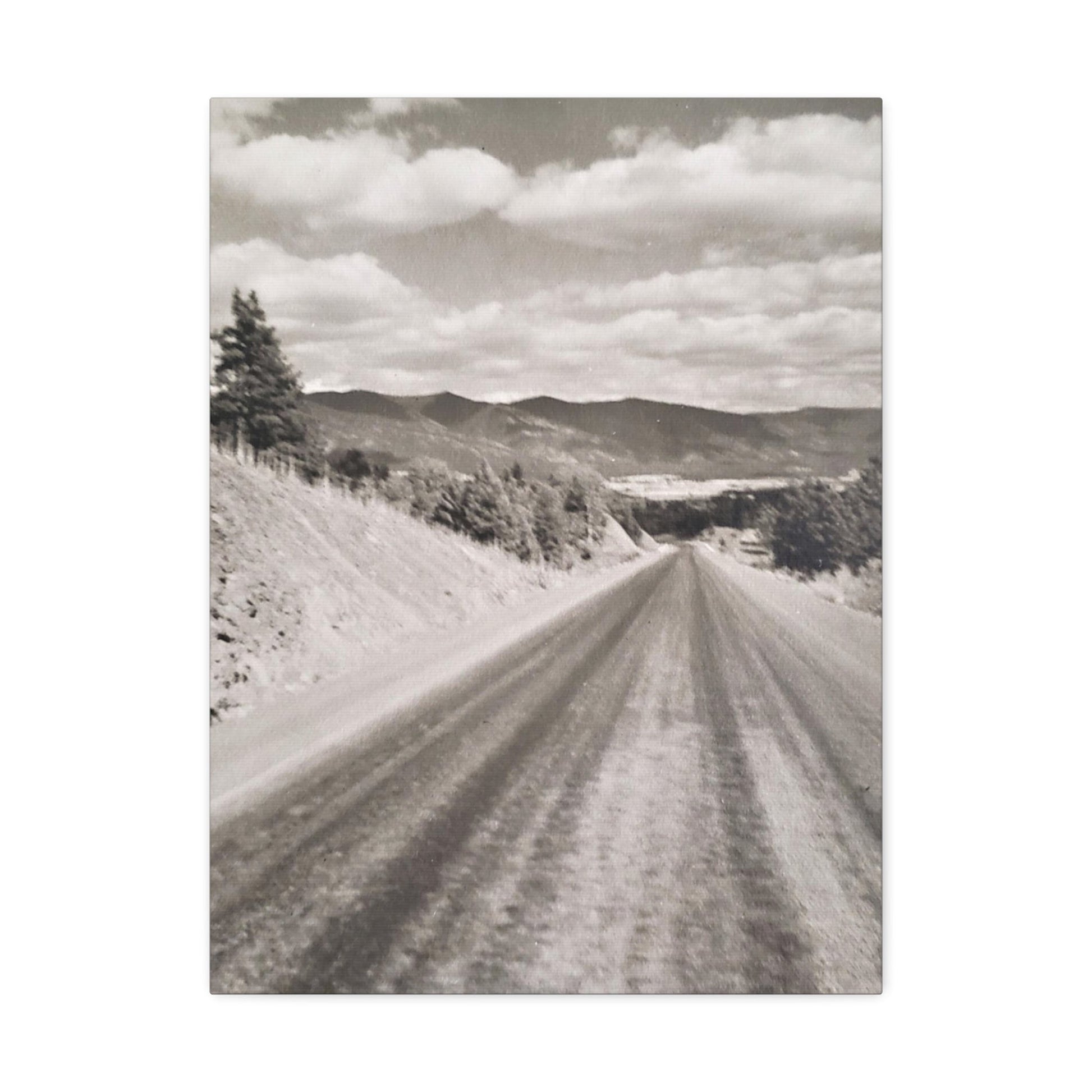 Western Road Stretched Canvas