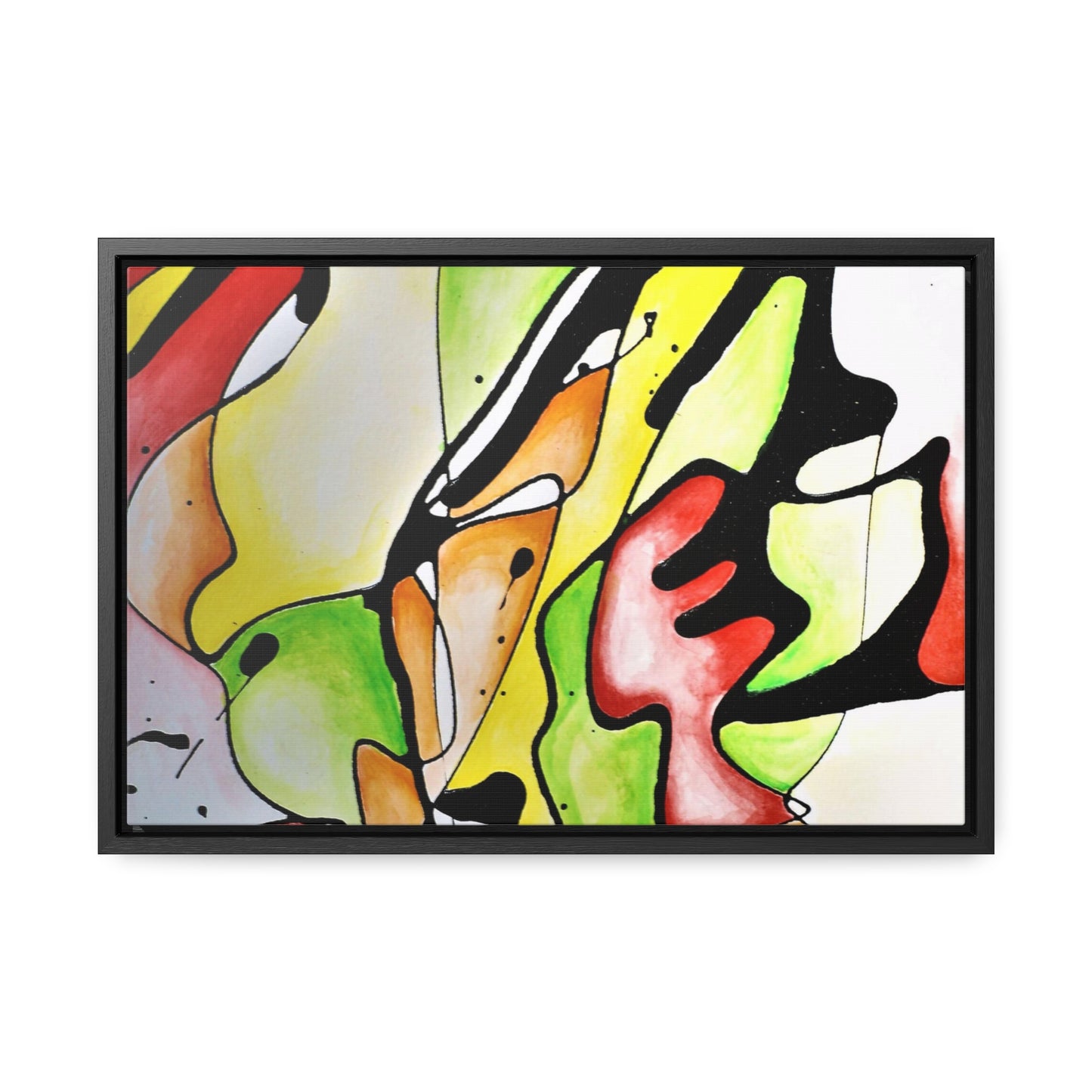 Red Mushroom Gallery Canvas Wraps, Horizontal Frame