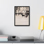 Carriage Ride Gallery Canvas Wraps Vertical Frame 12″ x 16″ Premium Gallery Wraps (1.25″) Black