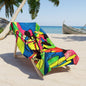 Exploding Earth Beach Towel - - towel