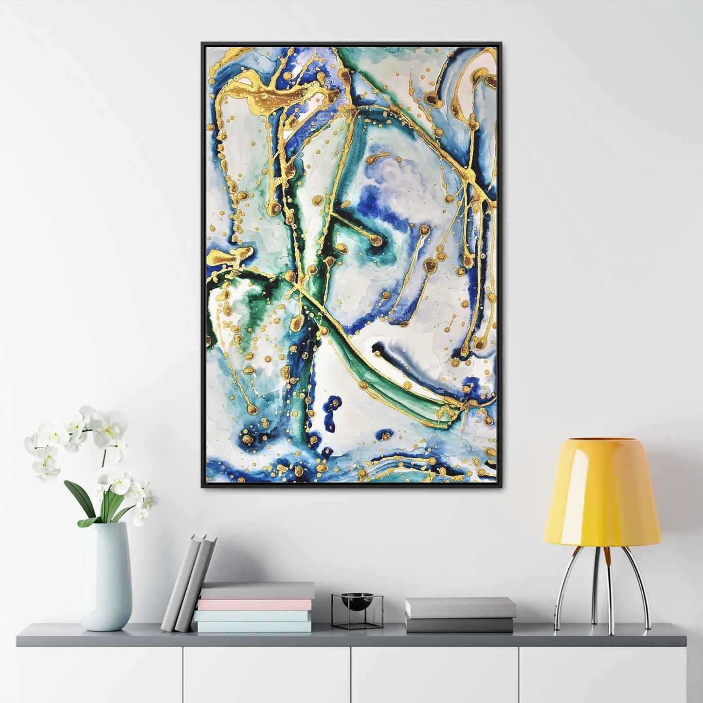 Blue Willow Gallery Canvas Wraps, Vertical Frame