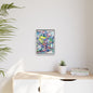 Alien Abstract Colorful Framed Canvas Art - Kia Day Design