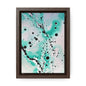 Teal Burst Gallery Canvas Wraps, Vertical Frame 5″ x 7″ Premium Gallery Wraps (1.25″)