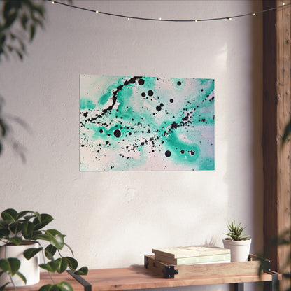 Teal Burst Fine Art Posters