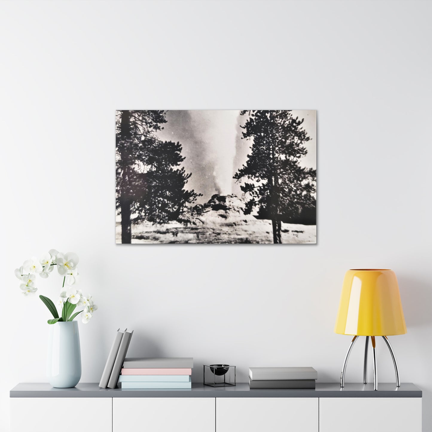 Castle Geyser Yellowstone Canvas Gallery Wraps