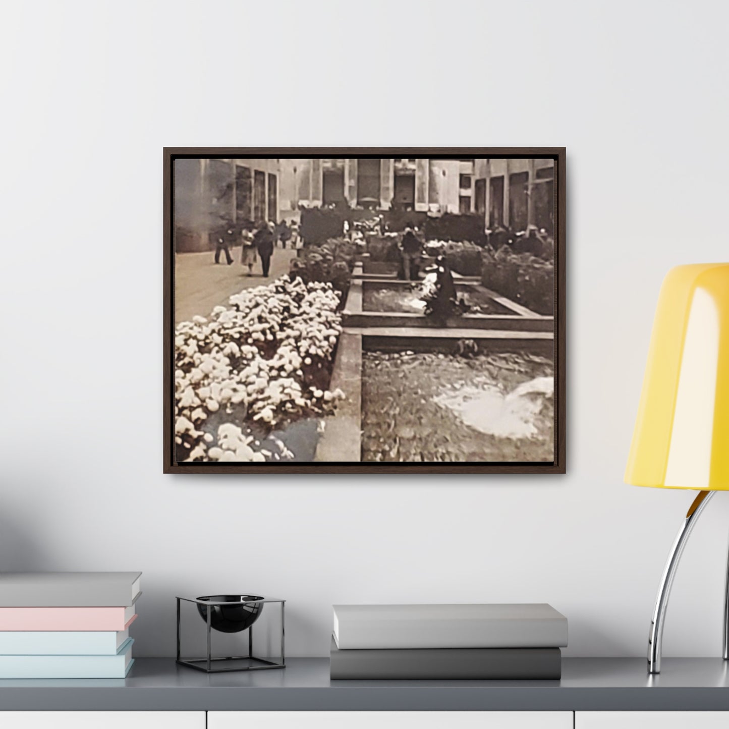 Rockefeller Plaza Gallery Canvas Wraps, Horizontal Frame