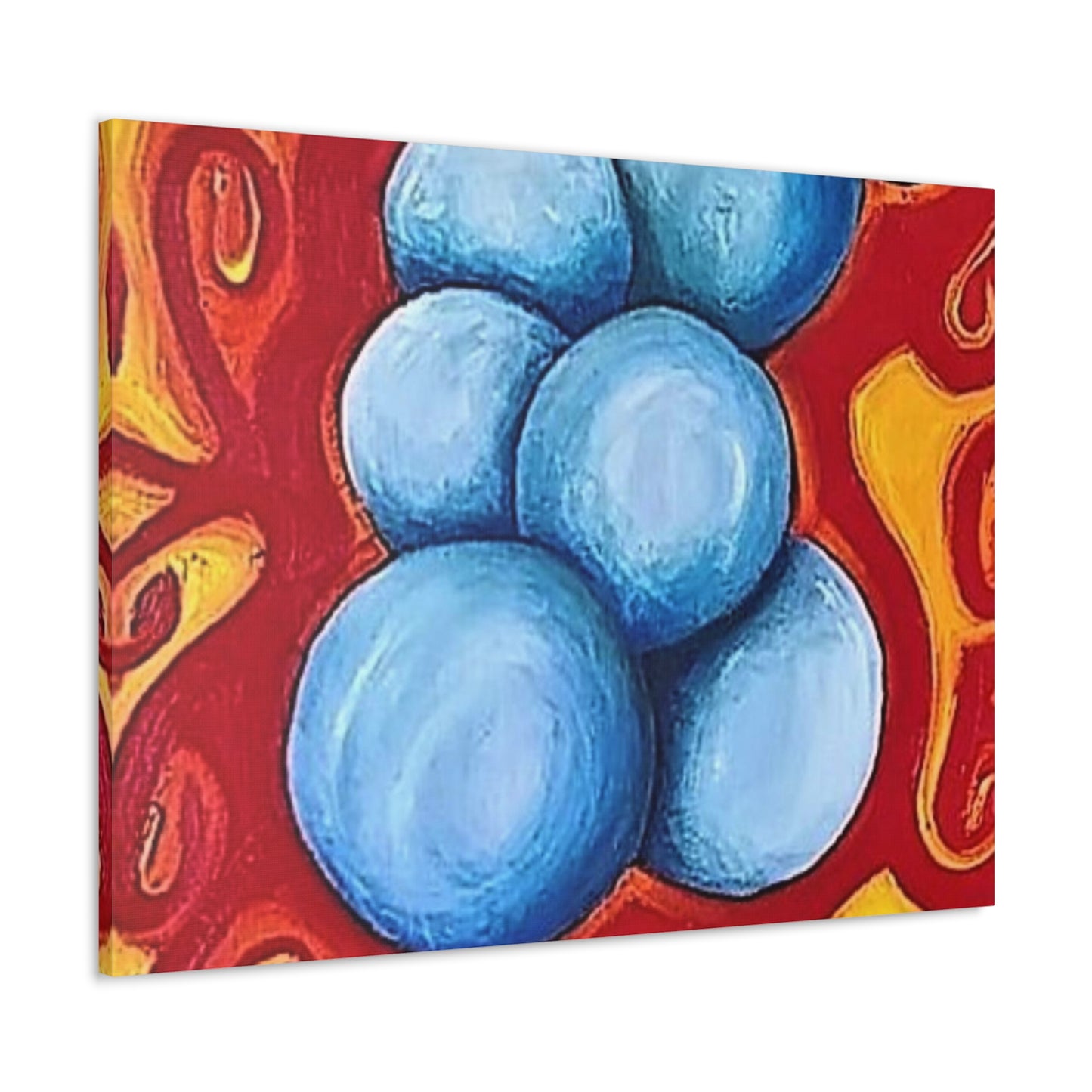 Blue Balls Canvas Gallery Wraps