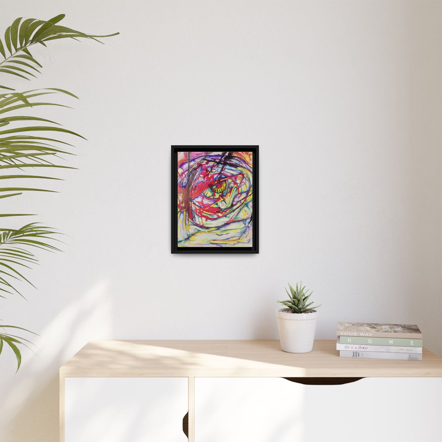 The Eye Framed Art Print - Kia Day Design