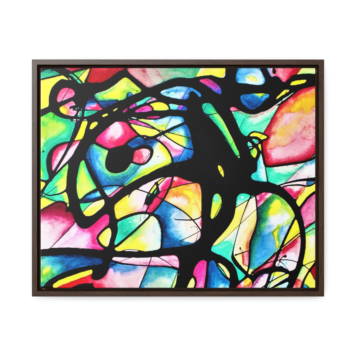 Peacock Gallery Canvas Wraps, Horizontal Frame