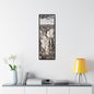 Artists Point Yellowstone Gallery Canvas Wraps Vertical Frame 12″ x 36″ 1.25" Black
