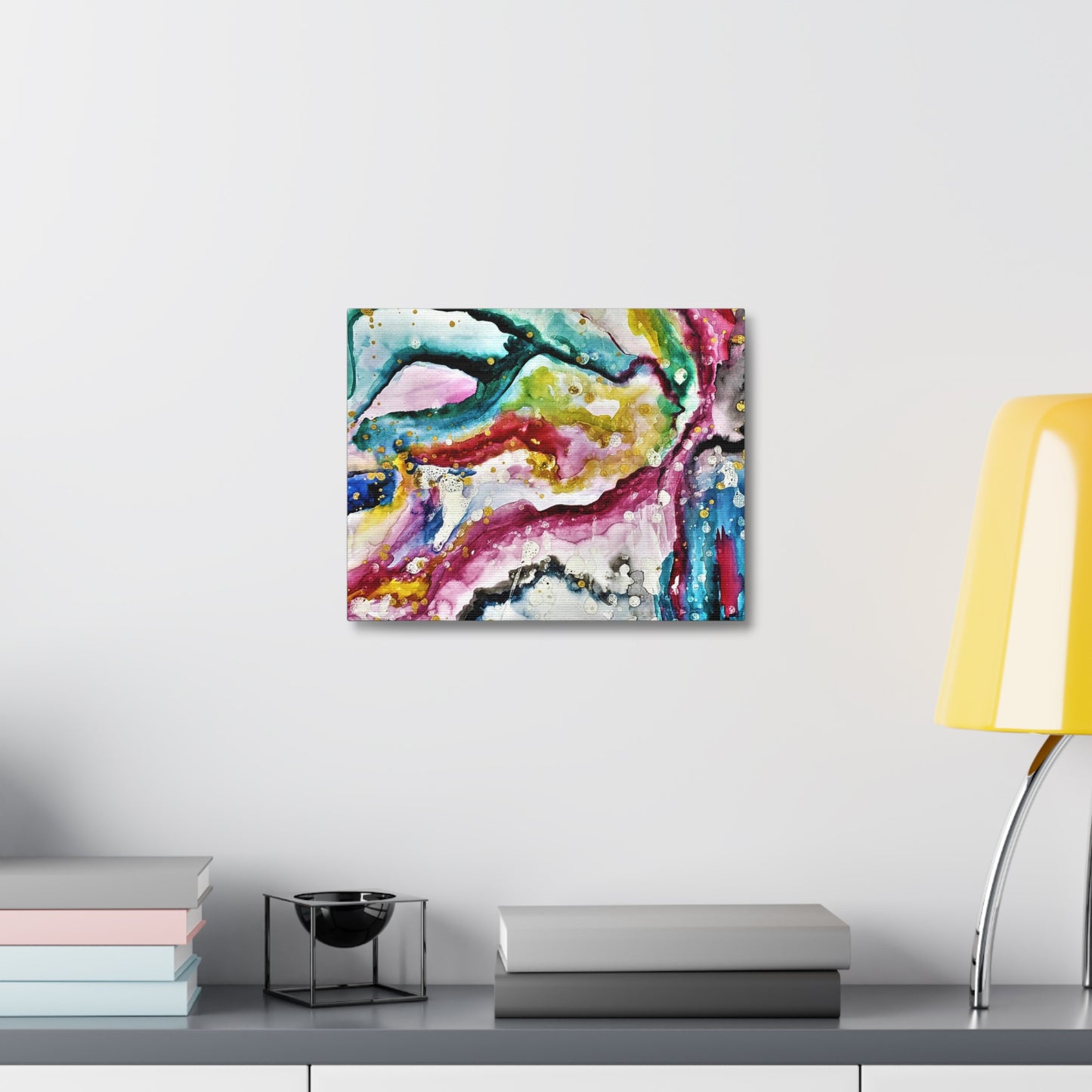 Cosmic Face Stretched Canvas