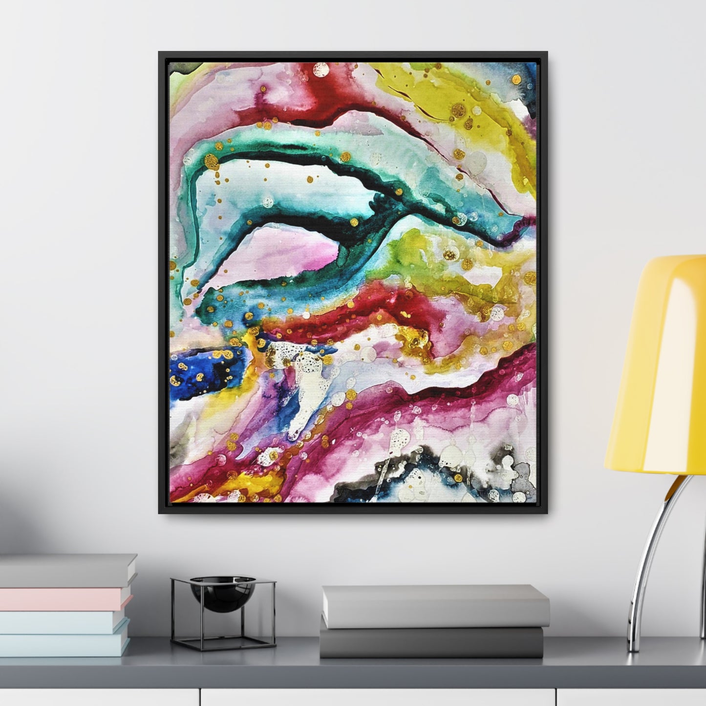 Cosmic Face Gallery Canvas Wraps, Vertical Frame