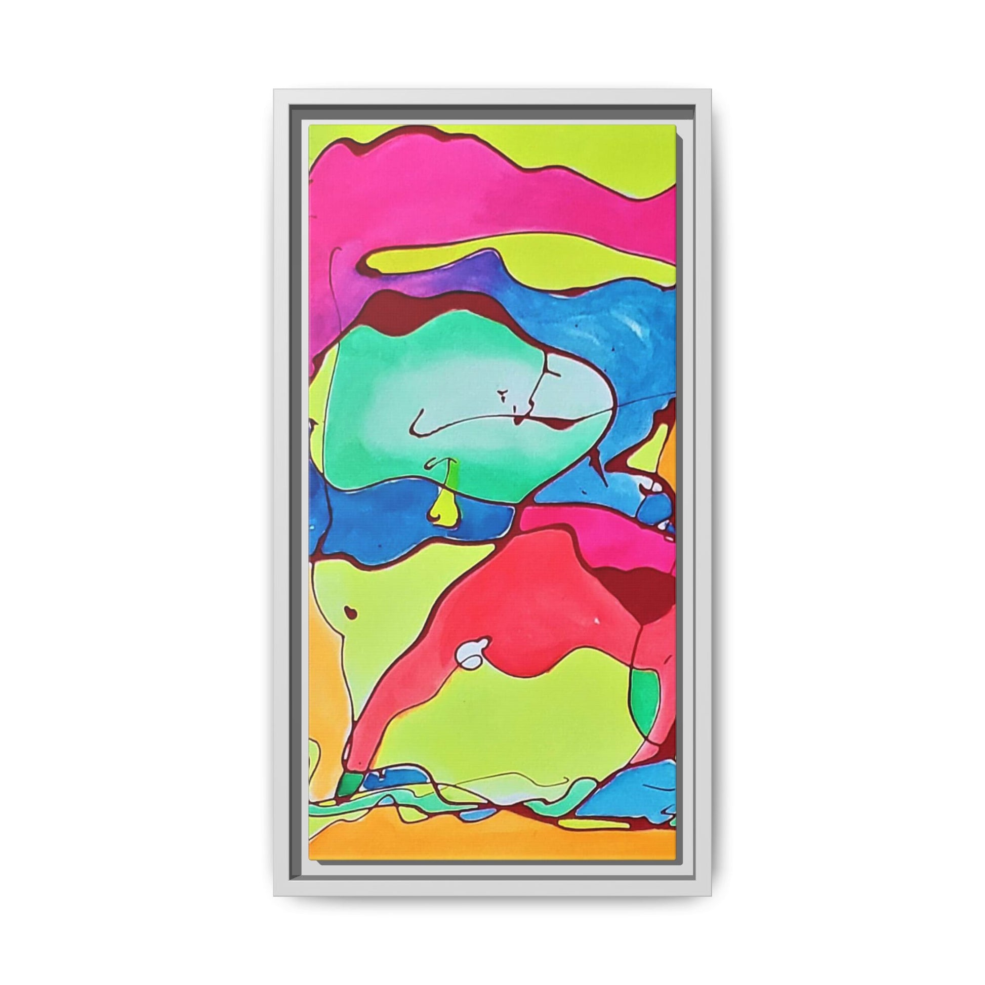 Kool Kid Matte Canvas Framed - Kia Day Design