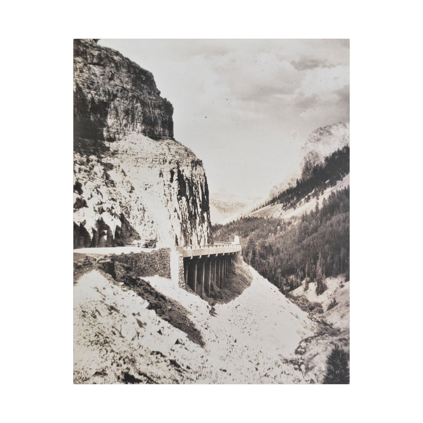 Golden Gate Canyon Colorado Satin Canvas, Stretched