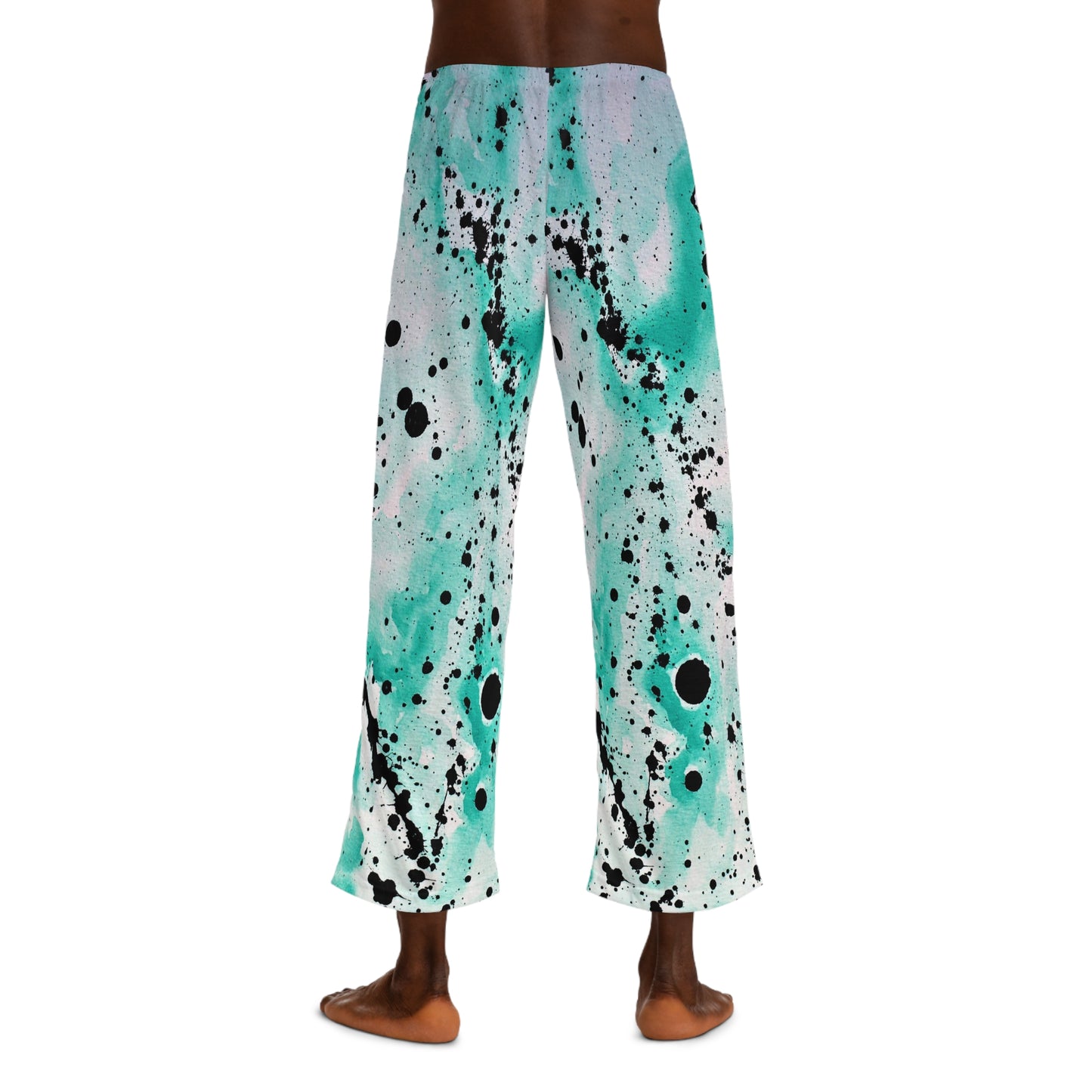 Teal Burst Men's Pajama Pants