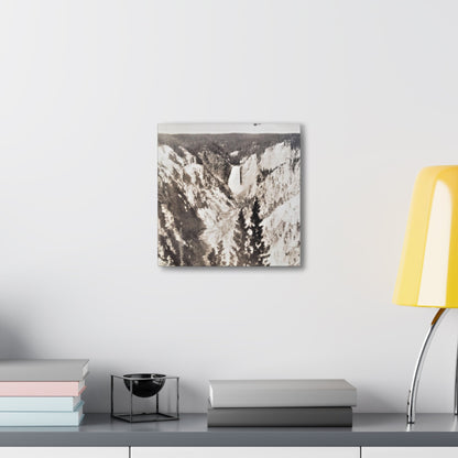 Artists Point Yellowstone Canvas Gallery Wraps 12″ x 12″ 1.25"