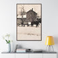 Milk Man Gallery Canvas Wraps Vertical Frame 32″ x 48″ 1.25" Walnut