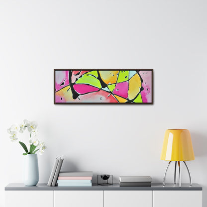 Pink Mouse Gallery Canvas Wraps Horizontal Frame 36″ x 12″ Walnut 1.25"