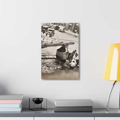 Concrete Worker Canvas Gallery Wraps 12" x 18" 1.25"
