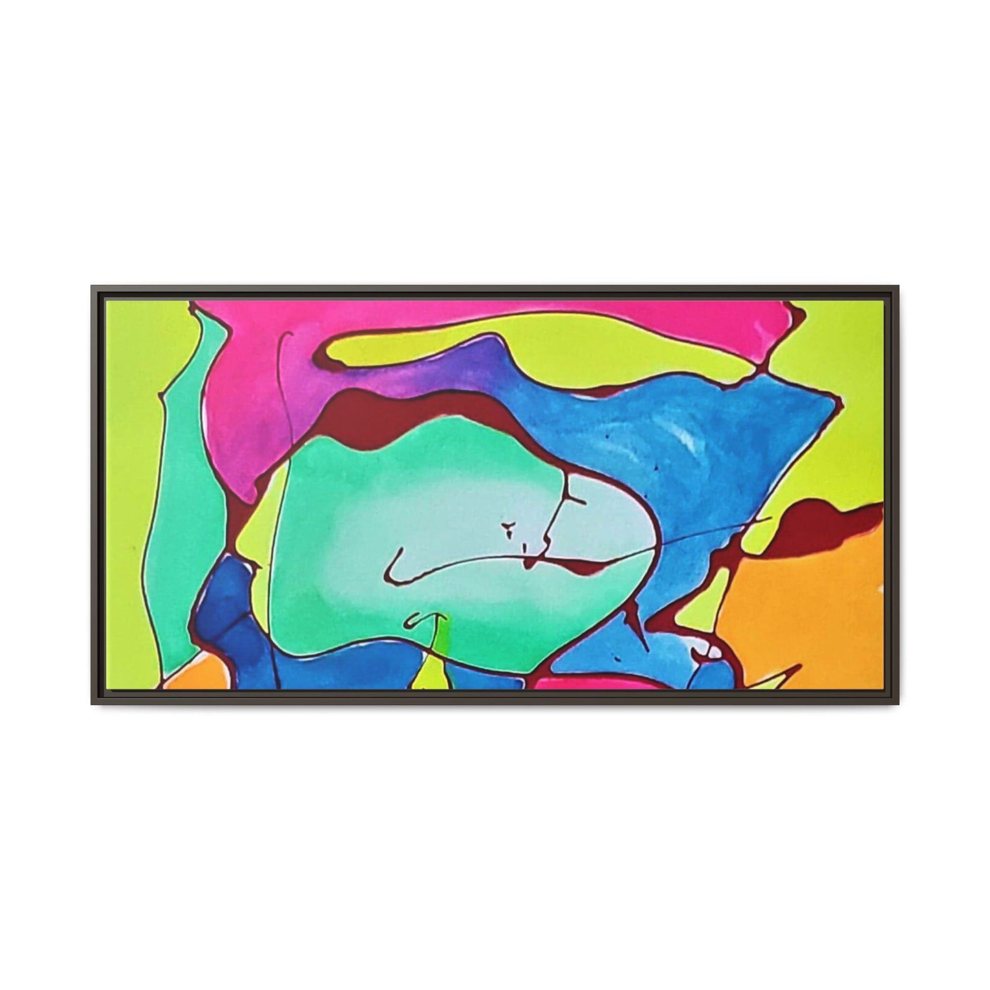 Kool Kid Matte Canvas Framed - Kia Day Design