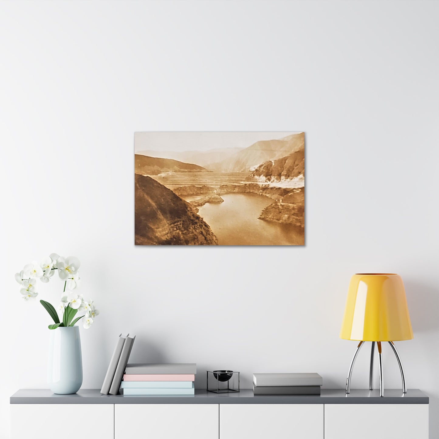 San Gabriel Dirt Fill Dam #1 Canvas Gallery Wraps