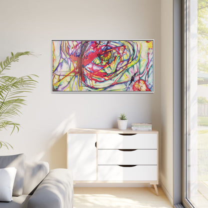 The Eye Framed Art Print - Kia Day Design