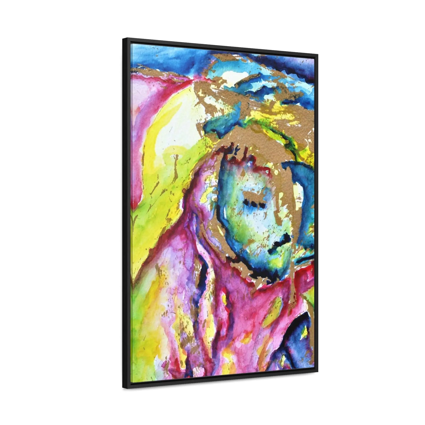 Mothers Face Gallery Canvas Wraps, Vertical Frame