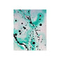 Teal Burst Fine Art Posters 16" x 20" (Vertical) Matte