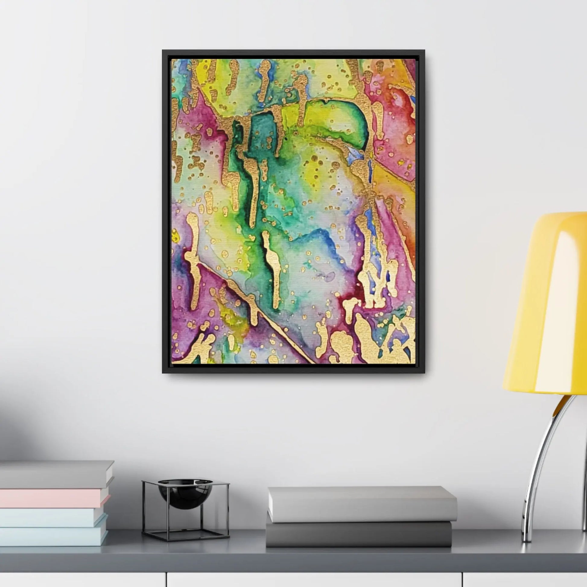 Acid Face Gallery Canvas Wraps, Vertical Frame